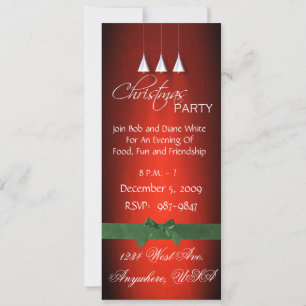 Spotlight On Christmas Party Invitation