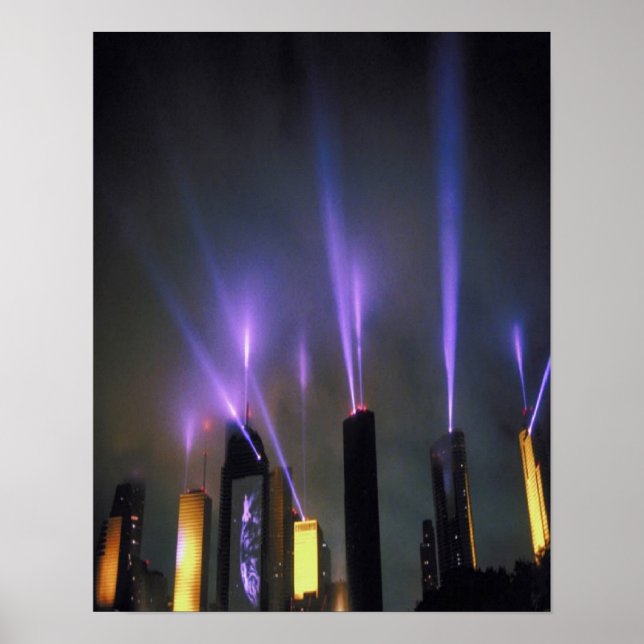 spotlight-on-skyscrapers poster (Front)