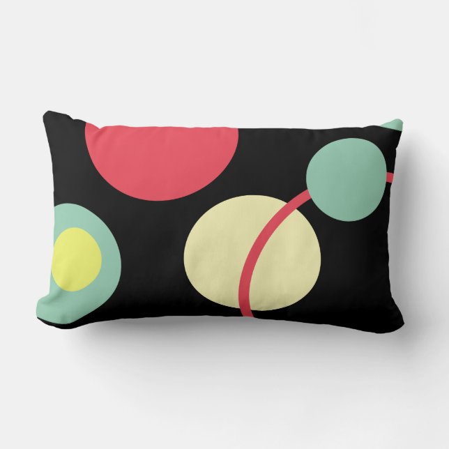 Spots and Circles 01 Lumbar Cushion (Front)