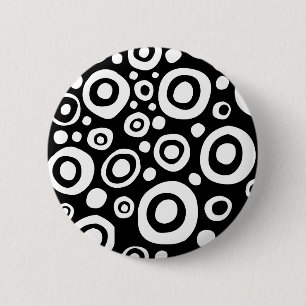 Spots and Circles - 05 6 Cm Round Badge