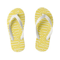 Spots and Stripes 2 - Lemon Yellow and White