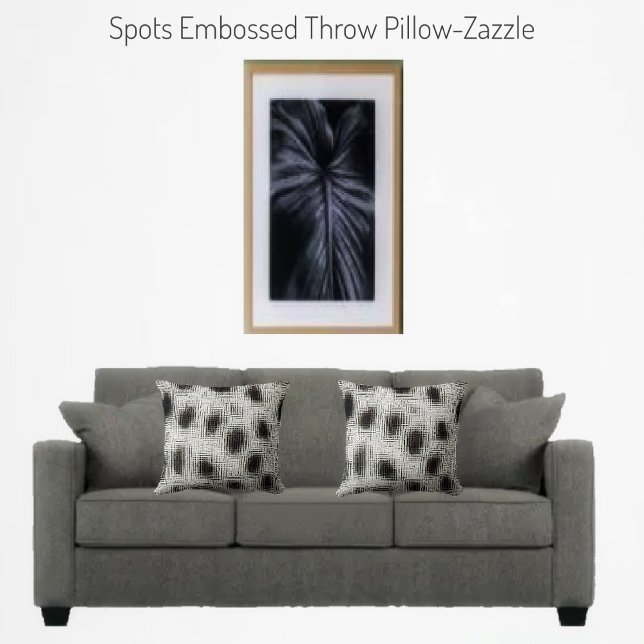 Spots Embossed Cushion (Creator Uploaded)