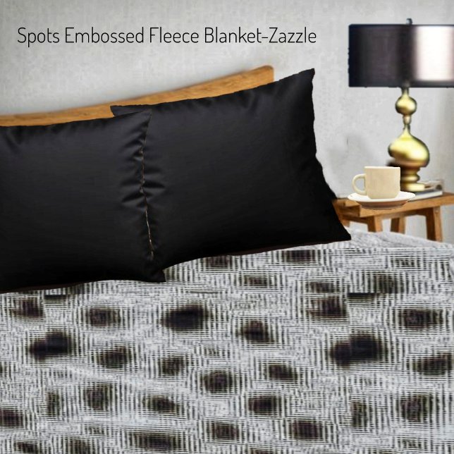 Spots Embossed Fleece Blanket (Creator Uploaded)
