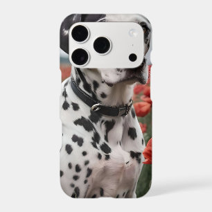**"Spots of Joy: Dalmatian in a Red Poppy Field"**