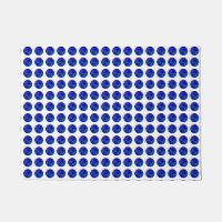 Spots of Strategy: Blue Polka Dots Lawn Bowls