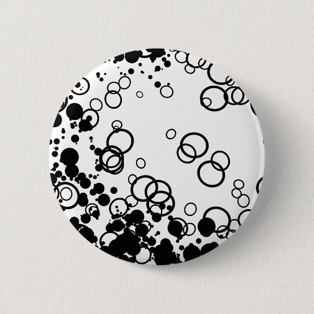 Spots & Rings 6 Cm Round Badge (Front)