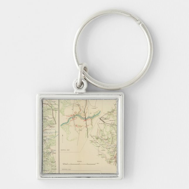 Spotsylvania County Hanover Junction Key Ring (Front)