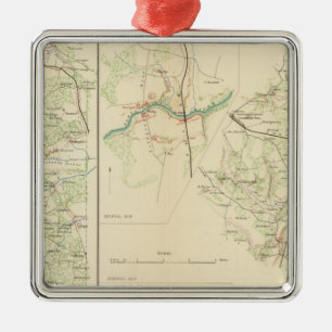 Spotsylvania County Hanover Junction Metal Ornament