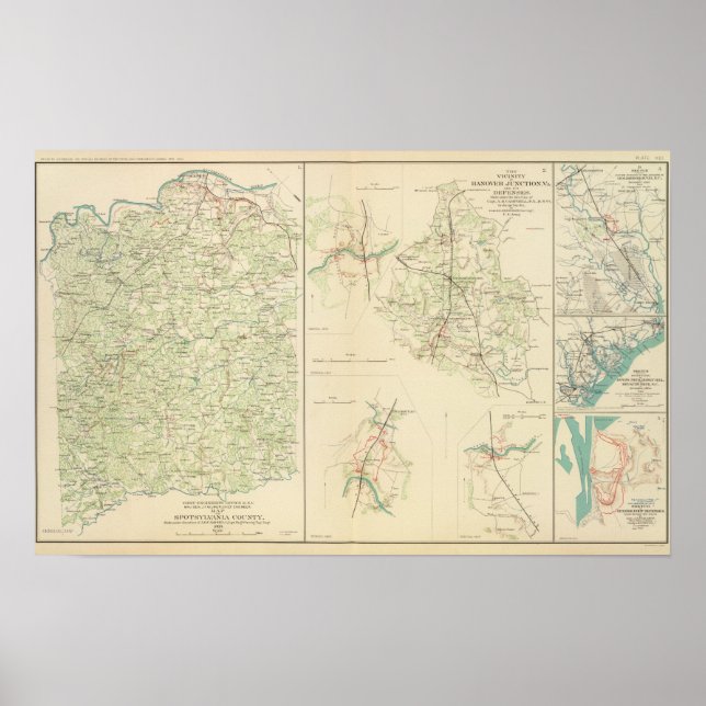 Spotsylvania County Hanover Junction Poster (Front)