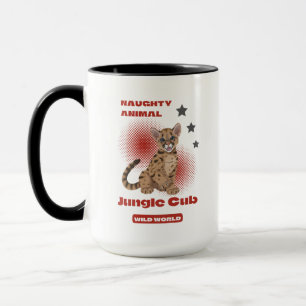 spotted animal mug