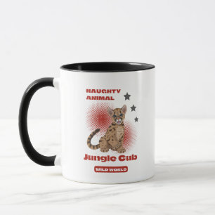 spotted animal mug