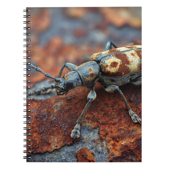Spotted Beetle Rust Notebook (Front)