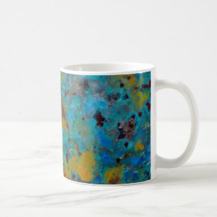 Spotted Blue Chrysocolla Jasper Coffee Mug