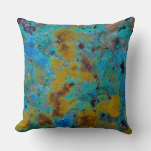 Spotted Blue Chrysocolla Jasper Cushion