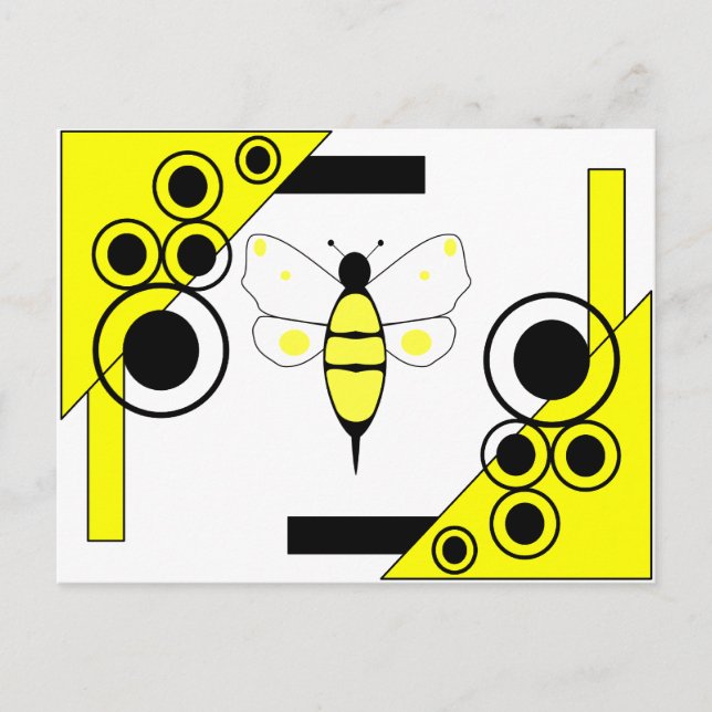 Spotted Bumble Bee Postcard (Front)