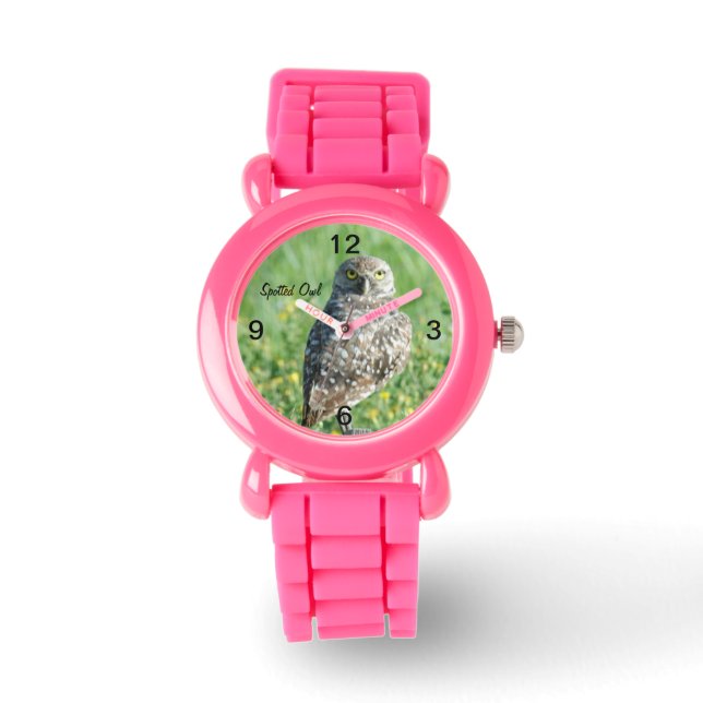 Spotted burrowing Owl Watch (Front)