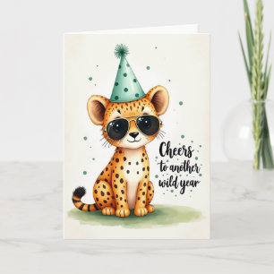 Spotted Cat Party Card