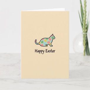 Spotted Cat Spring Celebration Card