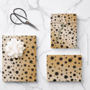 Spotted Cheetah Fur Beautiful Animal Print Wrapping Paper Sheet