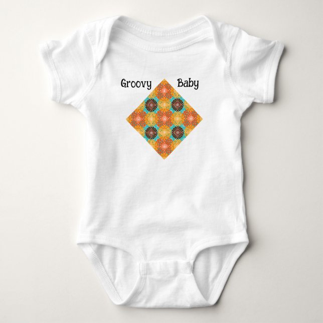 Spotted Circles  Baby Bodysuit (Front)