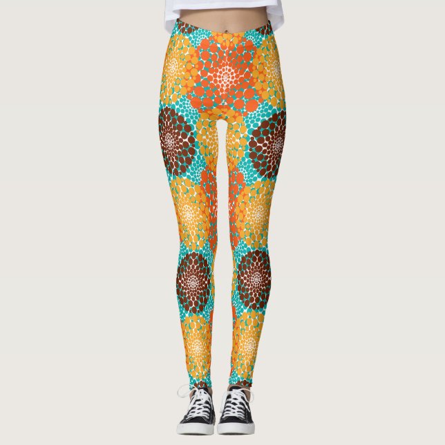 Spotted Circles  Leggings (Front)