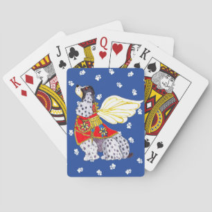Spotted Cocker Spaniel Playing Card