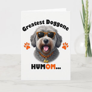 Spotted Cool Dog Shades Greeting Card