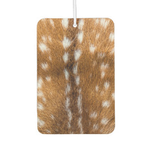 Spotted deer fur texture car air freshener