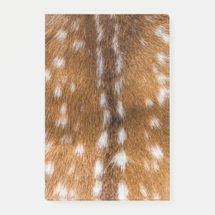 Spotted deer fur texture post-it notes