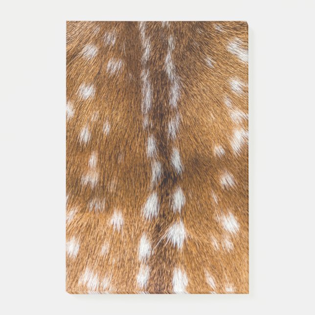 Spotted deer fur texture post-it notes (Front)