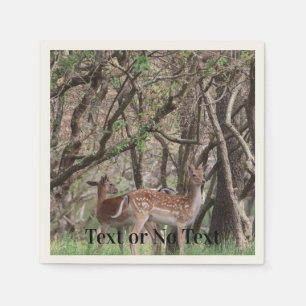 Spotted Deer Wildlife Premium Napkins
