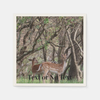 Spotted Deer Wildlife Premium Napkins