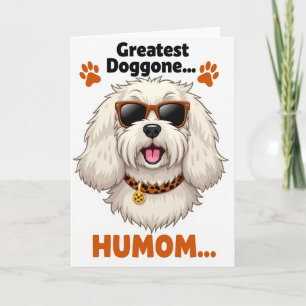 Spotted Dog Head Fun Card