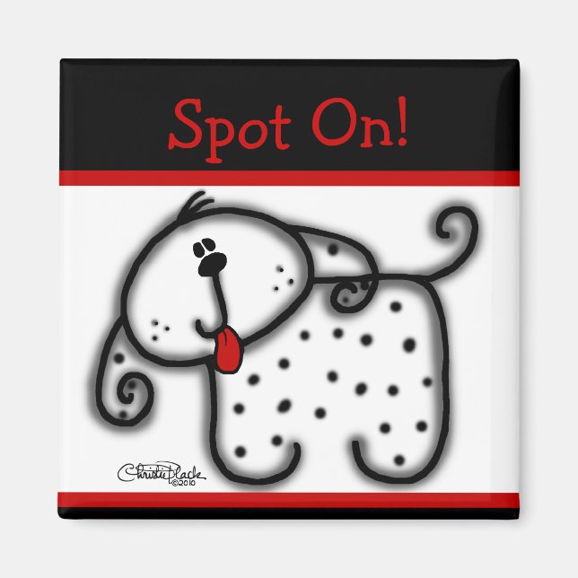 Spotted Dog Magnet (Front)