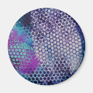 Spotted Dotted Abstract Fun Magnet