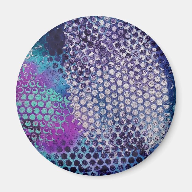 Spotted Dotted Abstract Fun Magnet (Front)