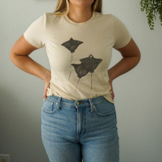 Spotted Eagle Ray Grunge Aesthetic T-Shirt