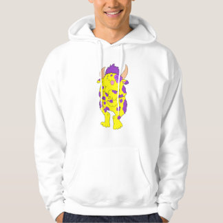 Spotted Fuzzy Monster Hoodie