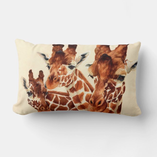 Spotted - Giraffes Lumbar Cushion (Front)