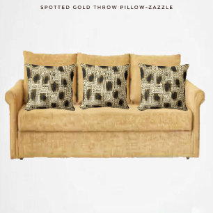 Spotted Gold Cushion