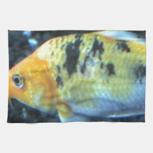 Spotted Goldfish Tea Towel