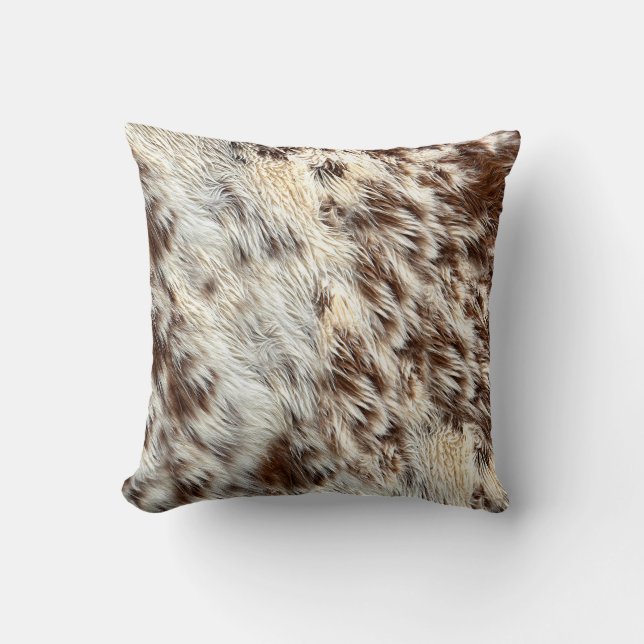 Spotted Horse / Cow Hide / Animal Fur Image Cushion (Front)