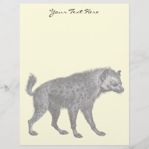Spotted Hyena Letterhead