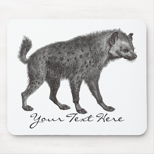 Spotted Hyena Mousepad (Front)