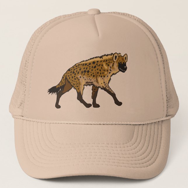 spotted hyena trucker hat (Front)