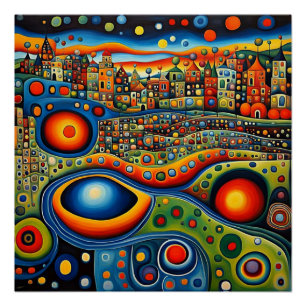 Spotted Landscape Poster