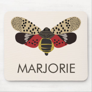 Spotted Lanternfly Bug Personalised Mouse Pad
