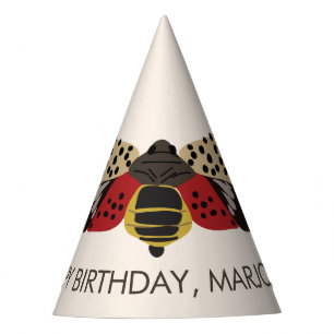 Spotted Lanternfly Bug Personalised Party Hat