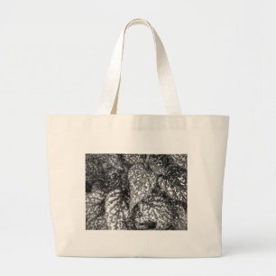 Spotted Leaves Large Tote Bag