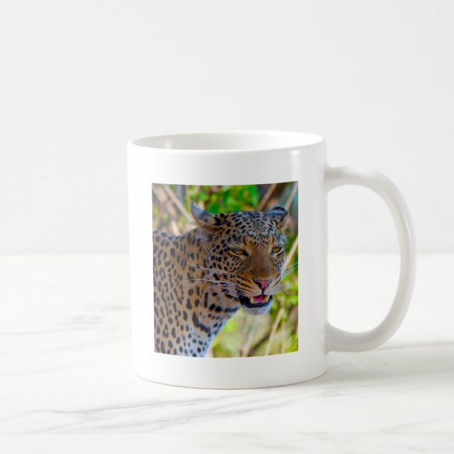 Spotted Leopard Coffee Mug (Right)